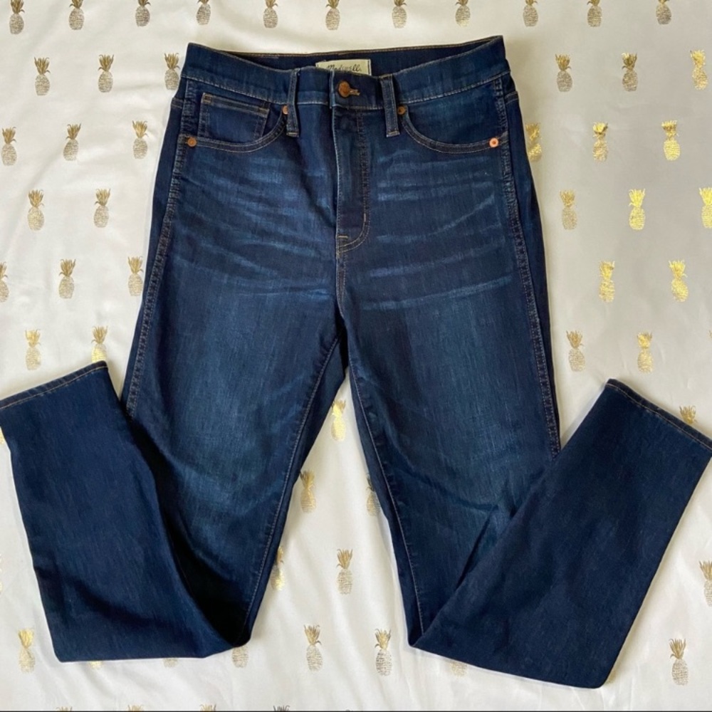 Madewell Dark Wash 10” Hi-Rise Jeans